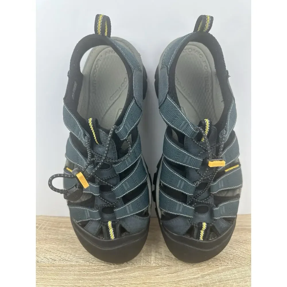 KEEN Newport H2 Sport Sandals Men’s Blue Waterproof Hiking Trail Size 11.5